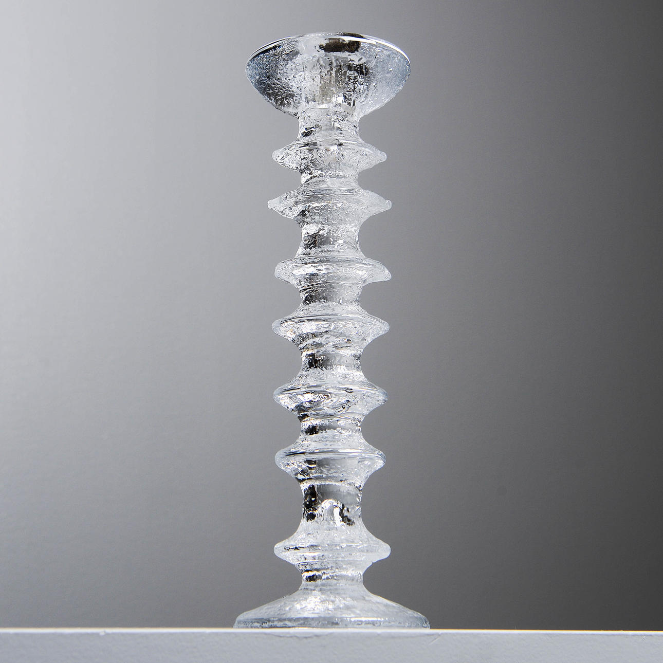 TIMO SARPANEVA. Ljusstake, "Festivo", 7 ringar, Iittala, Finland