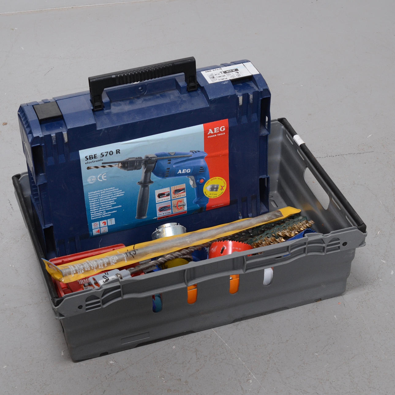 SLAGBORRMASKIN, AEG.