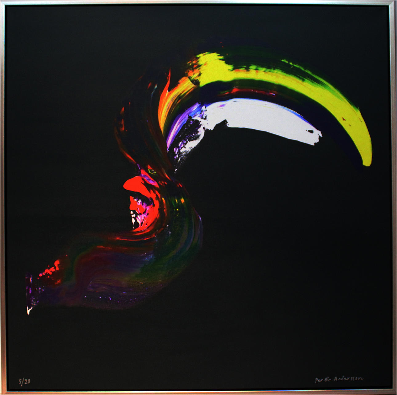PER OLA ANDERSSON. Komposition. Giclée print på duk. Signerad. 5/20.