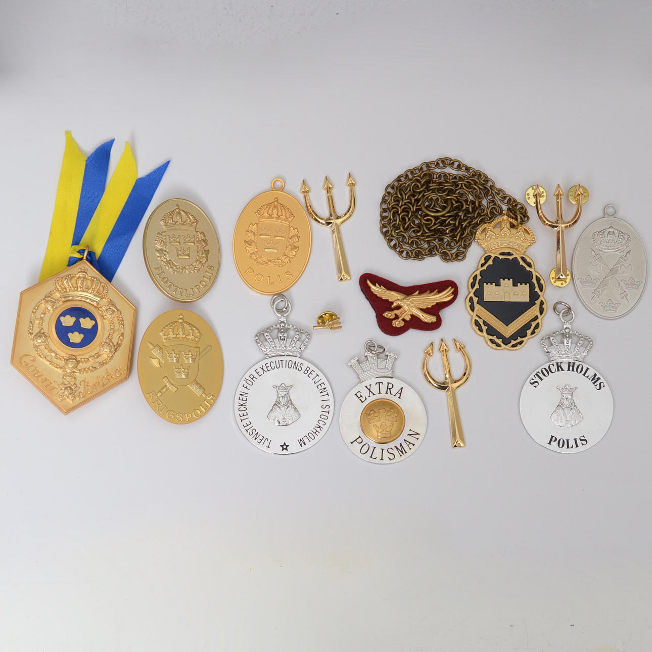 TJÄNSTETECKEN, DIVERSE SVENSKA.