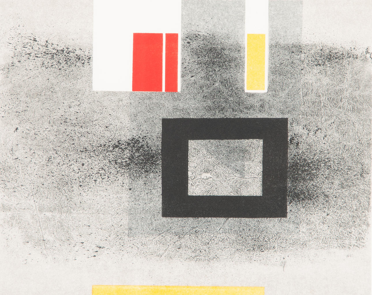 LARS HELLSTRÖM. "Rektanglar", färglitografi, signerad -91.