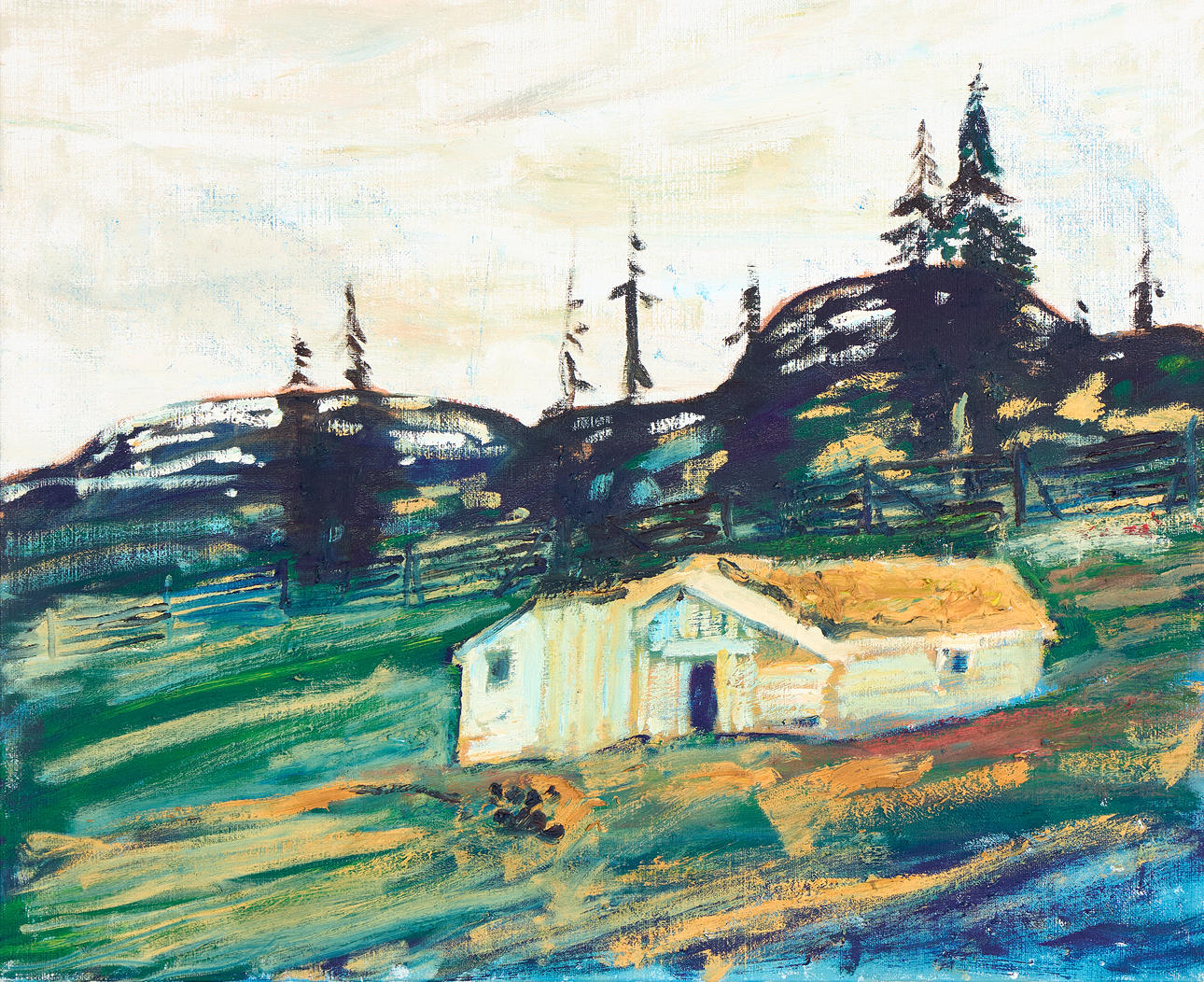 HANS WIGERT. "Goat shed".