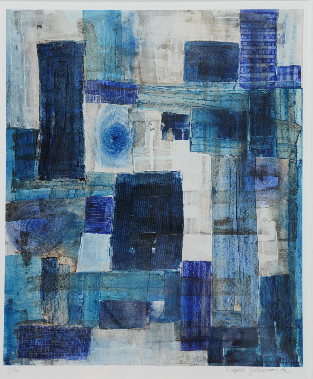 BIRGITTA GLENMARK. Composition, fine art print, signed and numbered.