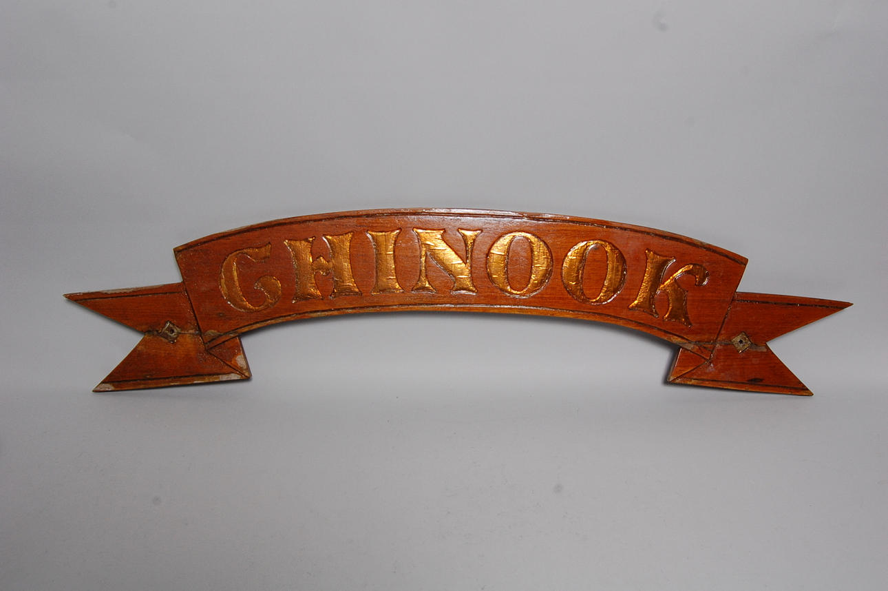 FARTYGSNAMNBRÄDA, " CHINOOK ".