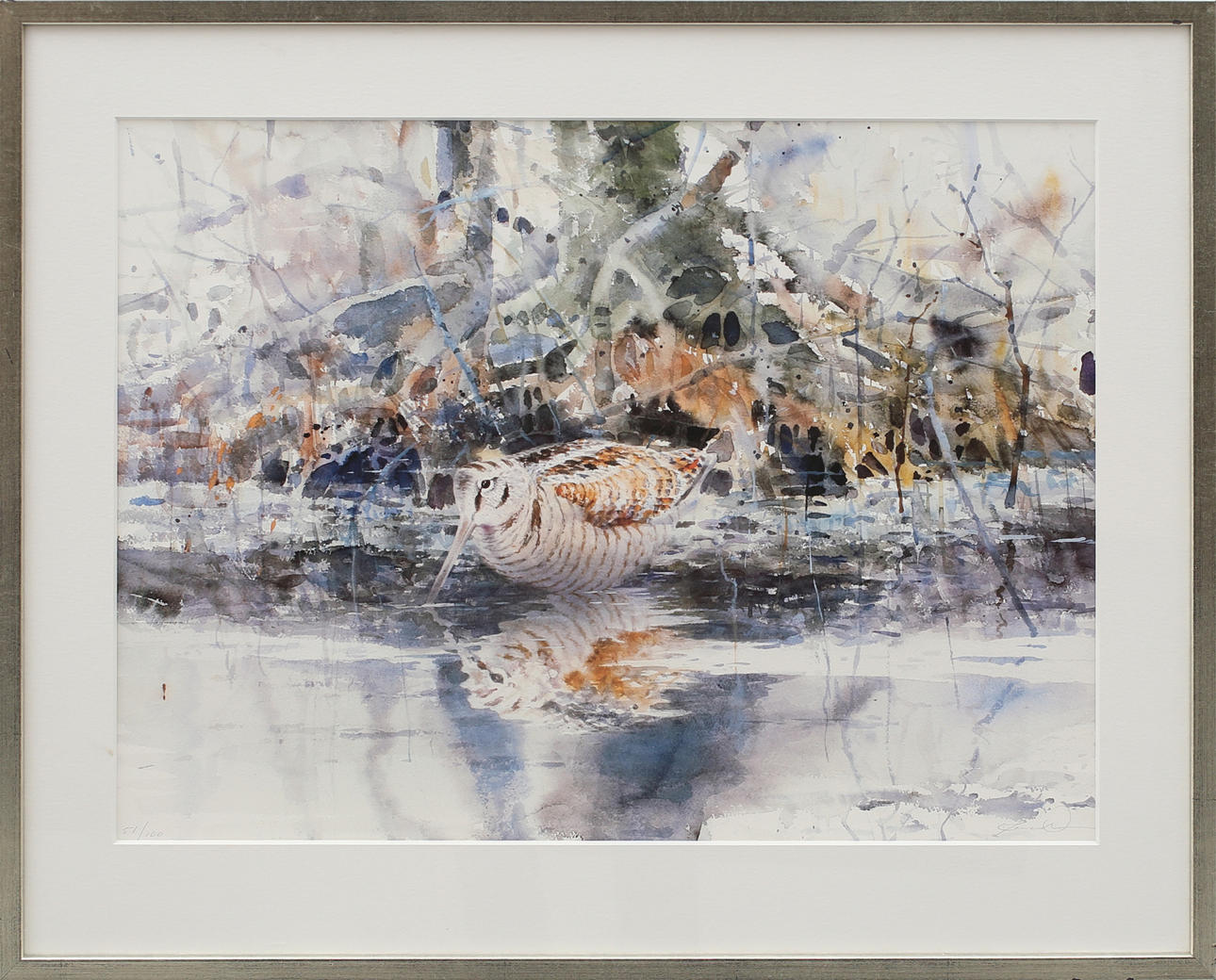 JONAS NILSSON. Morkulla, färgserigrafi nr 51/100, signerad.