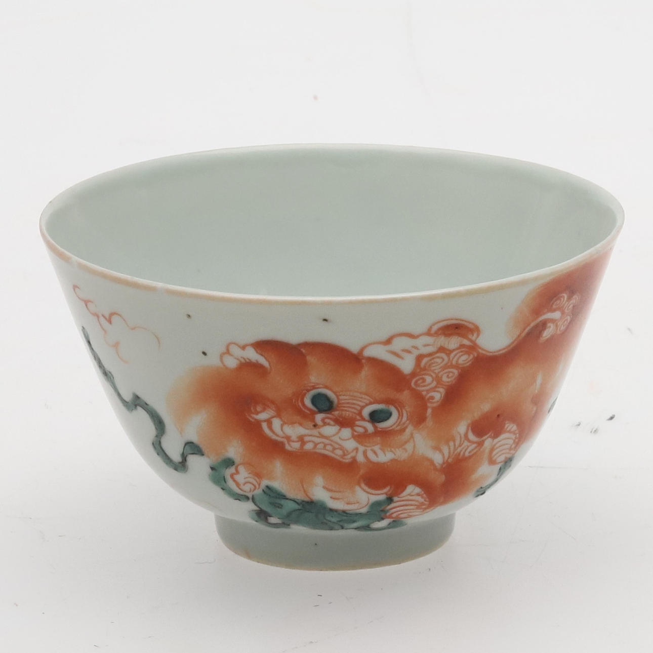 SKÅL. Porslin, fohund, Kina, 1800/1900-tal