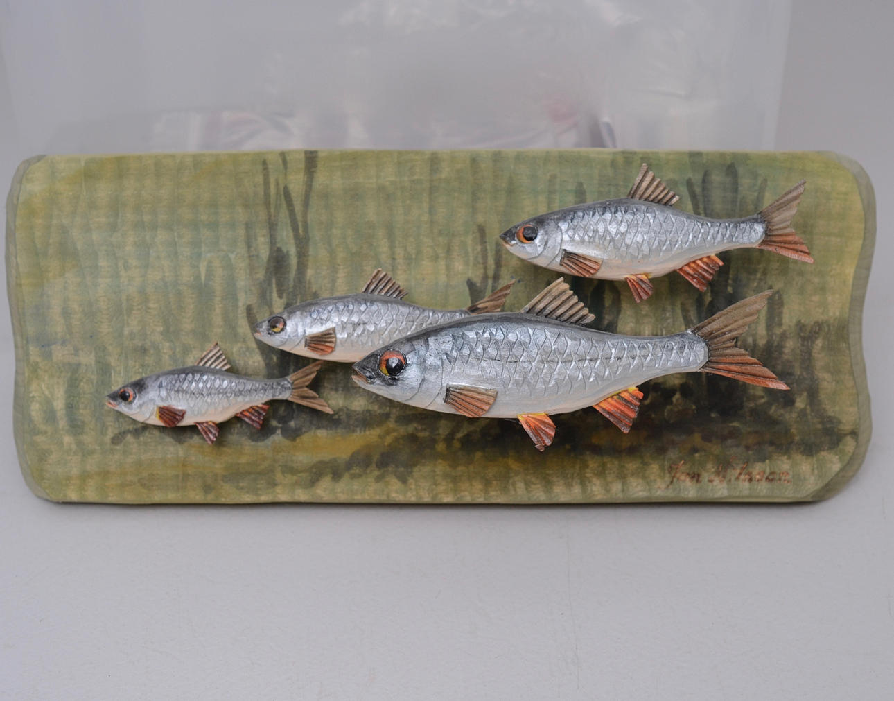 JAN NILSSON. FISKSKULPTUR "FISKEN".