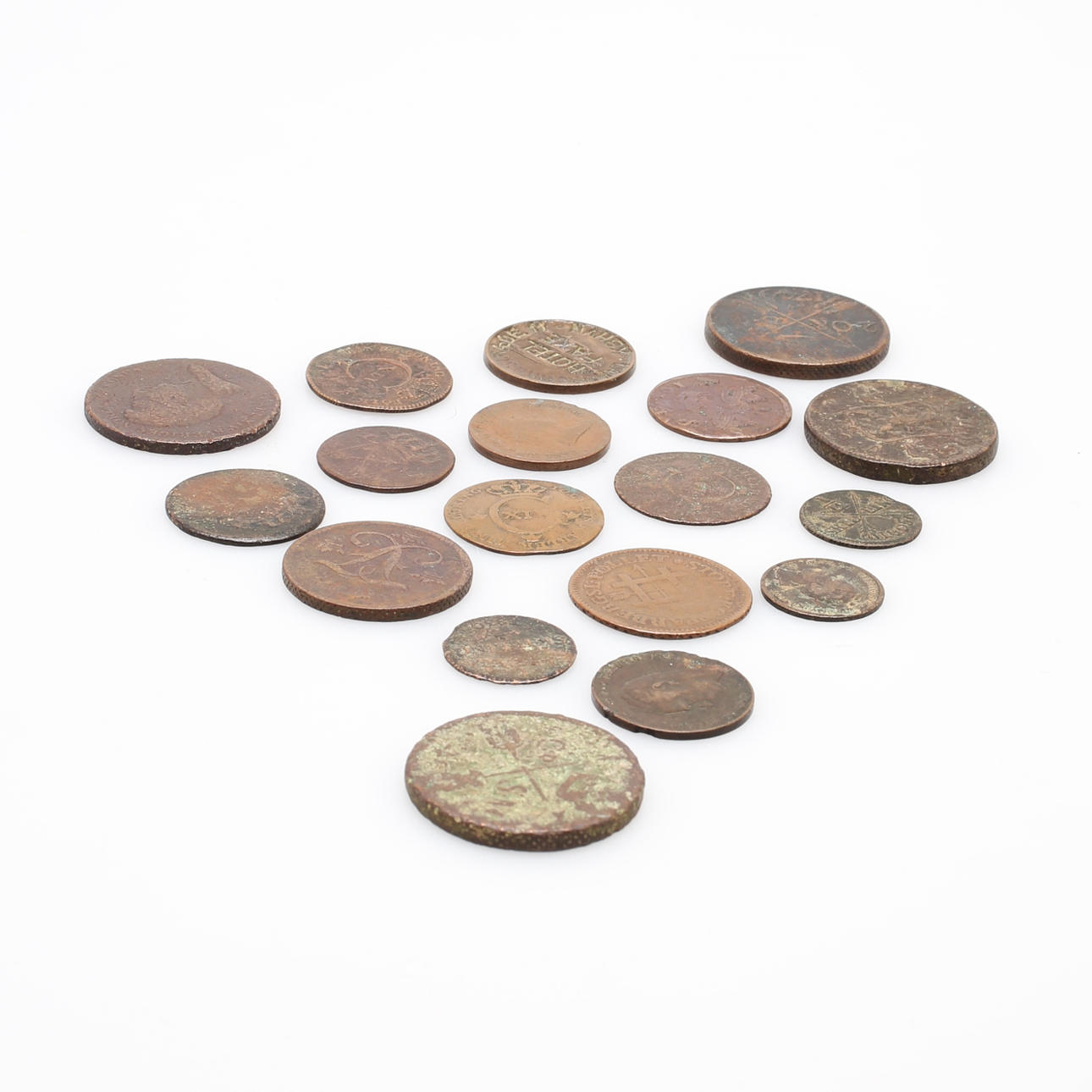 PARTI SVENSKA KOPPARMYNT 1666-1864.