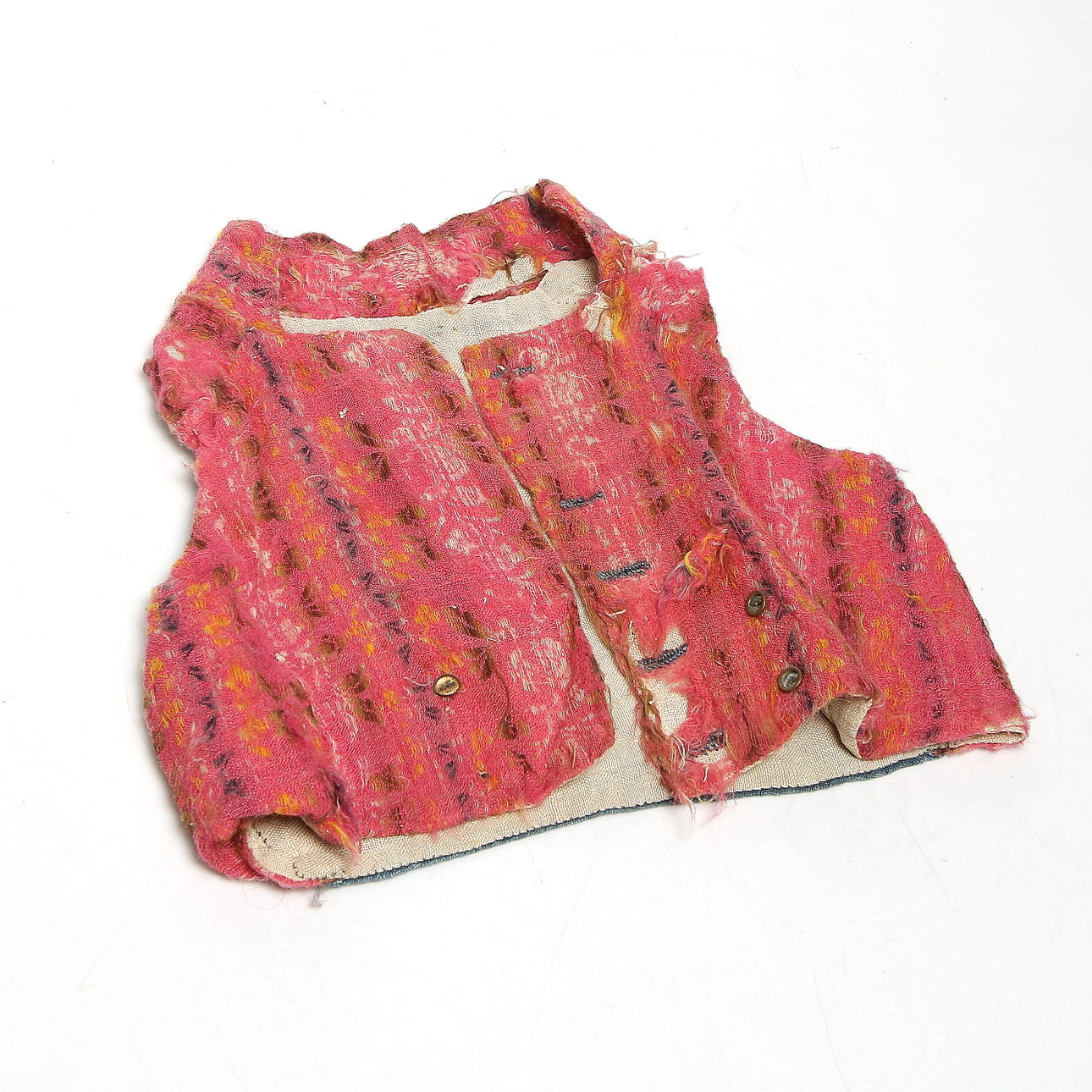 VÄST, barnmodell, till folkdräkt i Häsingland, omkring sekelskiftet 18/1900.