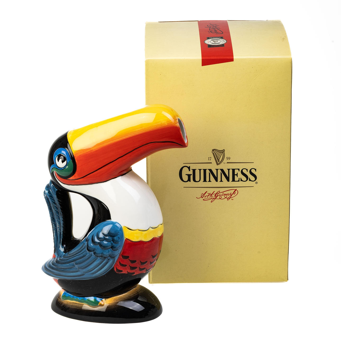 GUINNESS TOUCAN CERAMIC JUG.