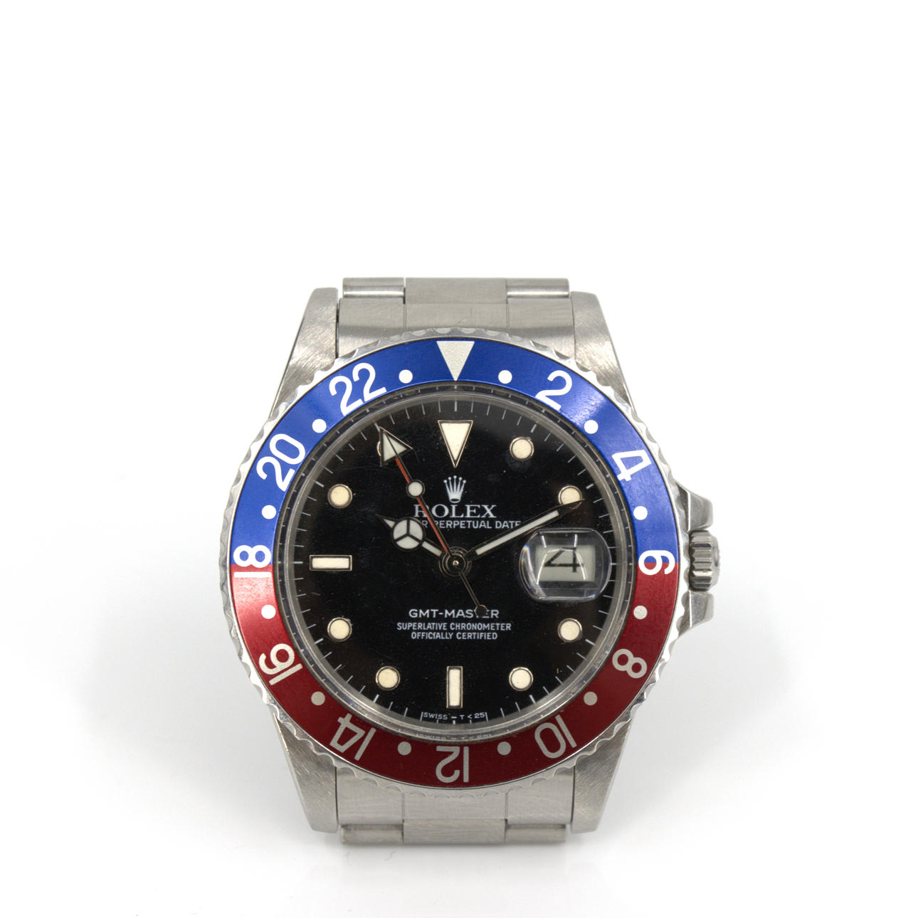 ROLEX, GMT Master, 16750, oysterlänk, 1986.