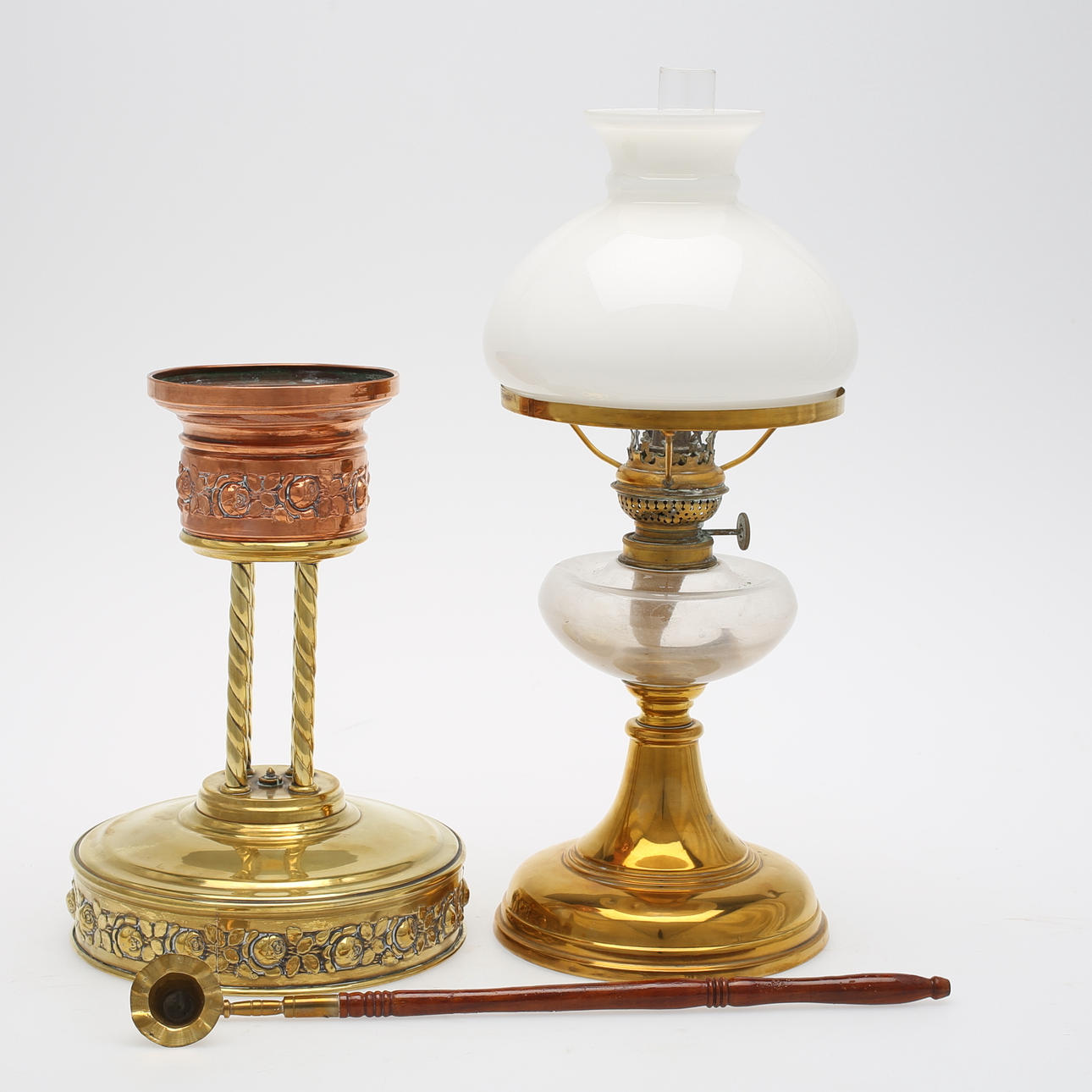 MÄSSINGSFÖREMÅL (3), 1800/1900-tal.