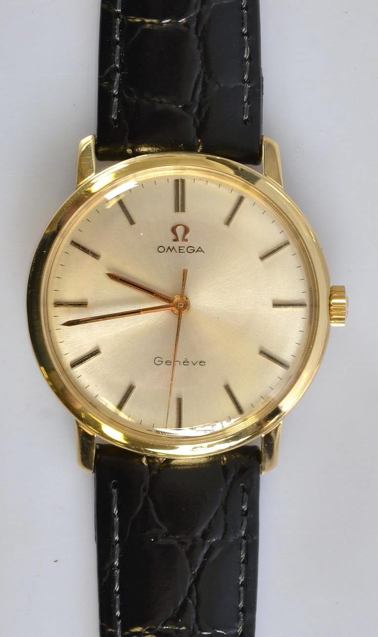 HERRARMBANDSUR, Omega Geneve, 14K, 1969.