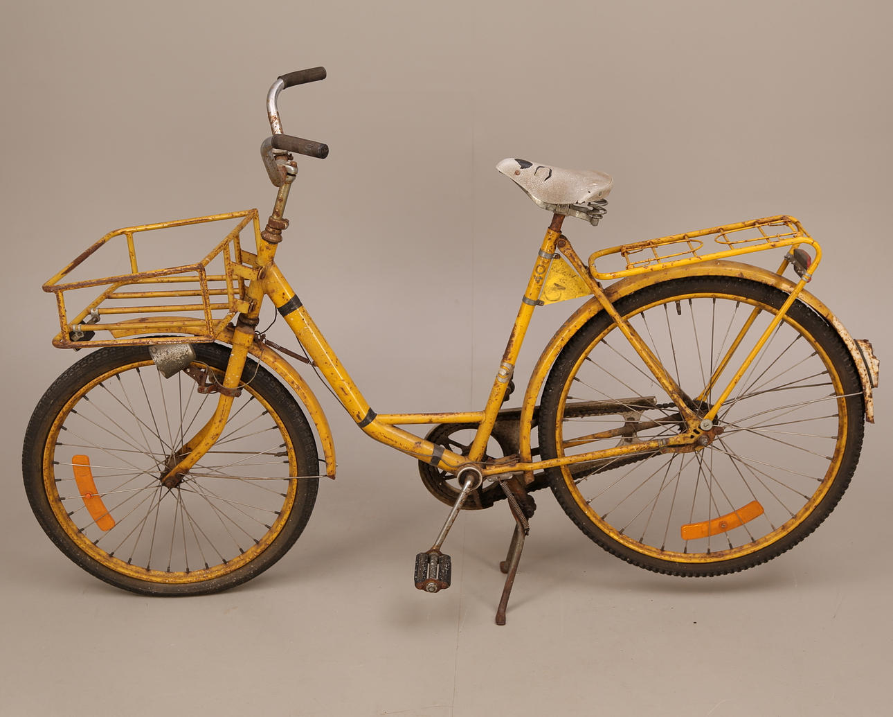 POSTCYKEL, gul, Crecent, "Postverket", 1900-talet.