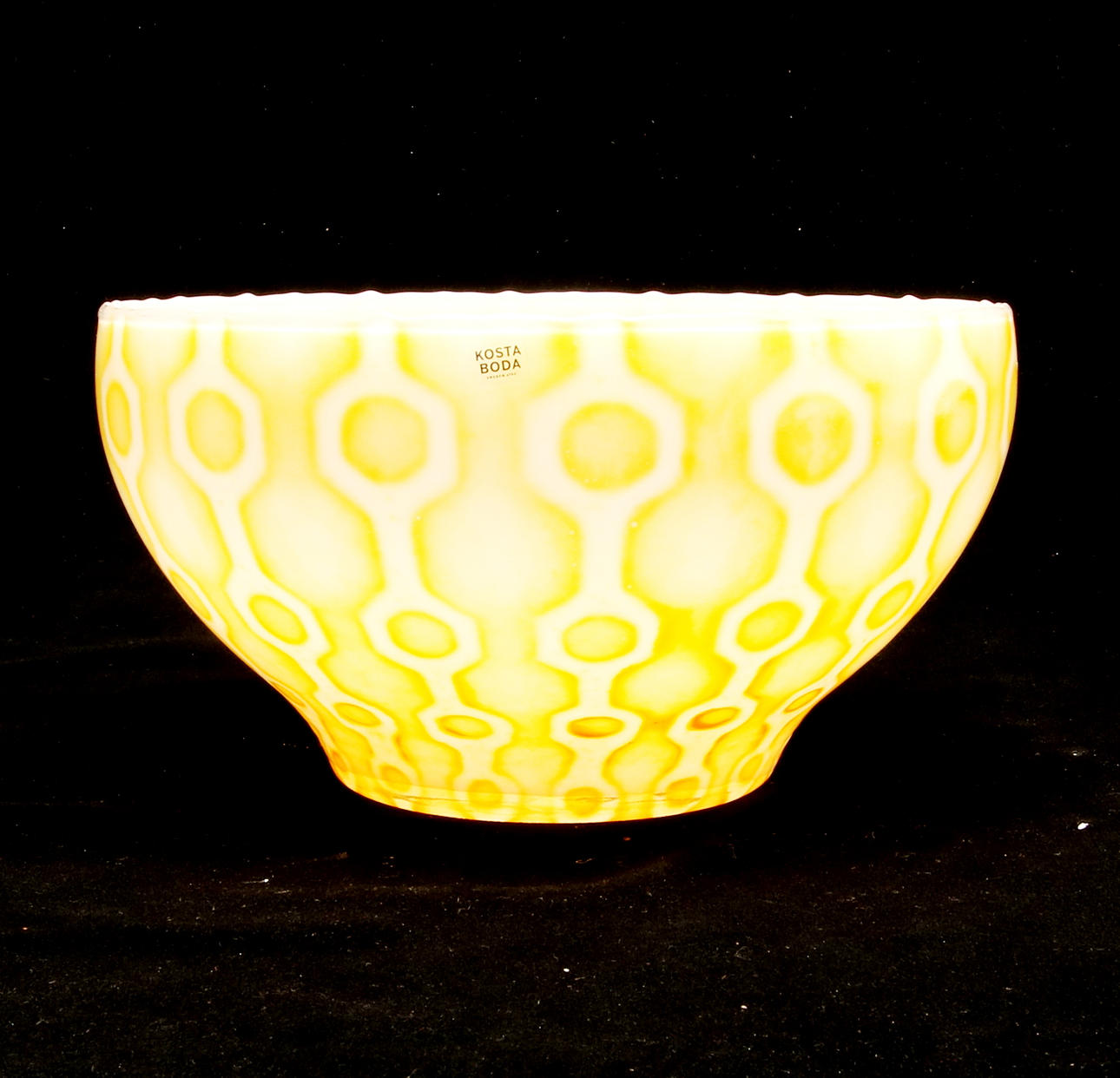 SKÅL, glas, Olle Brozén, Kosta Boda, signerad.