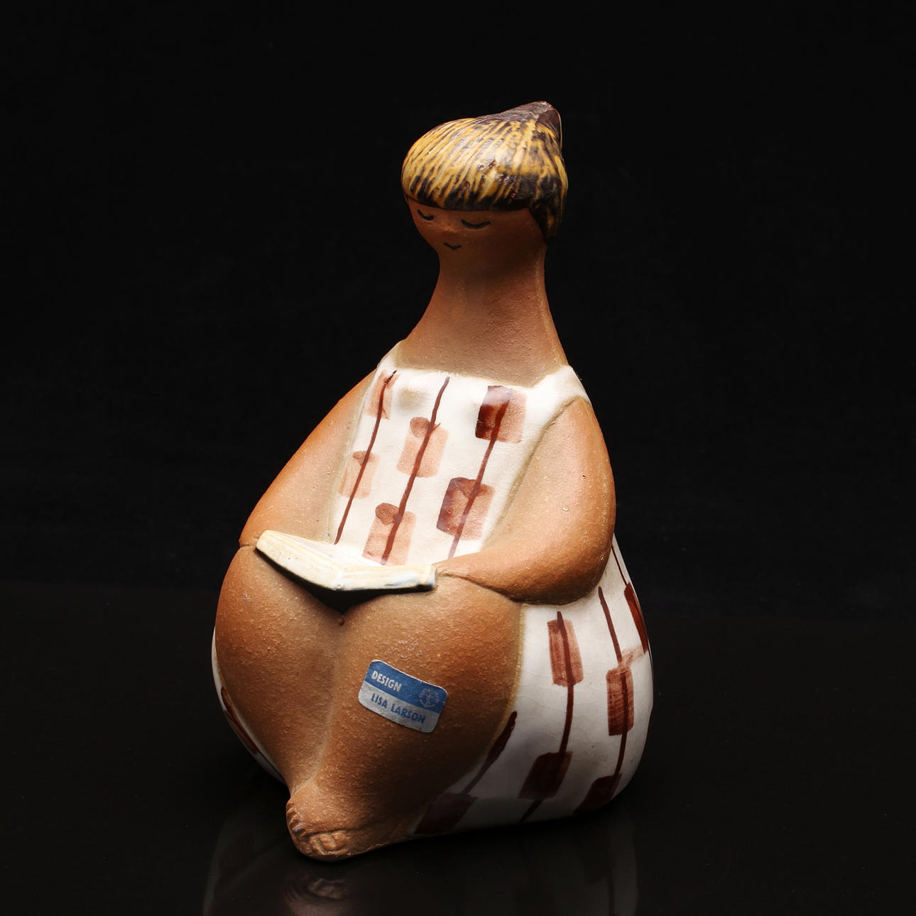 FIGURIN, stengods, Charlotta ur serien ABC-Flickor, Lisa Larson, Gustavsberg.