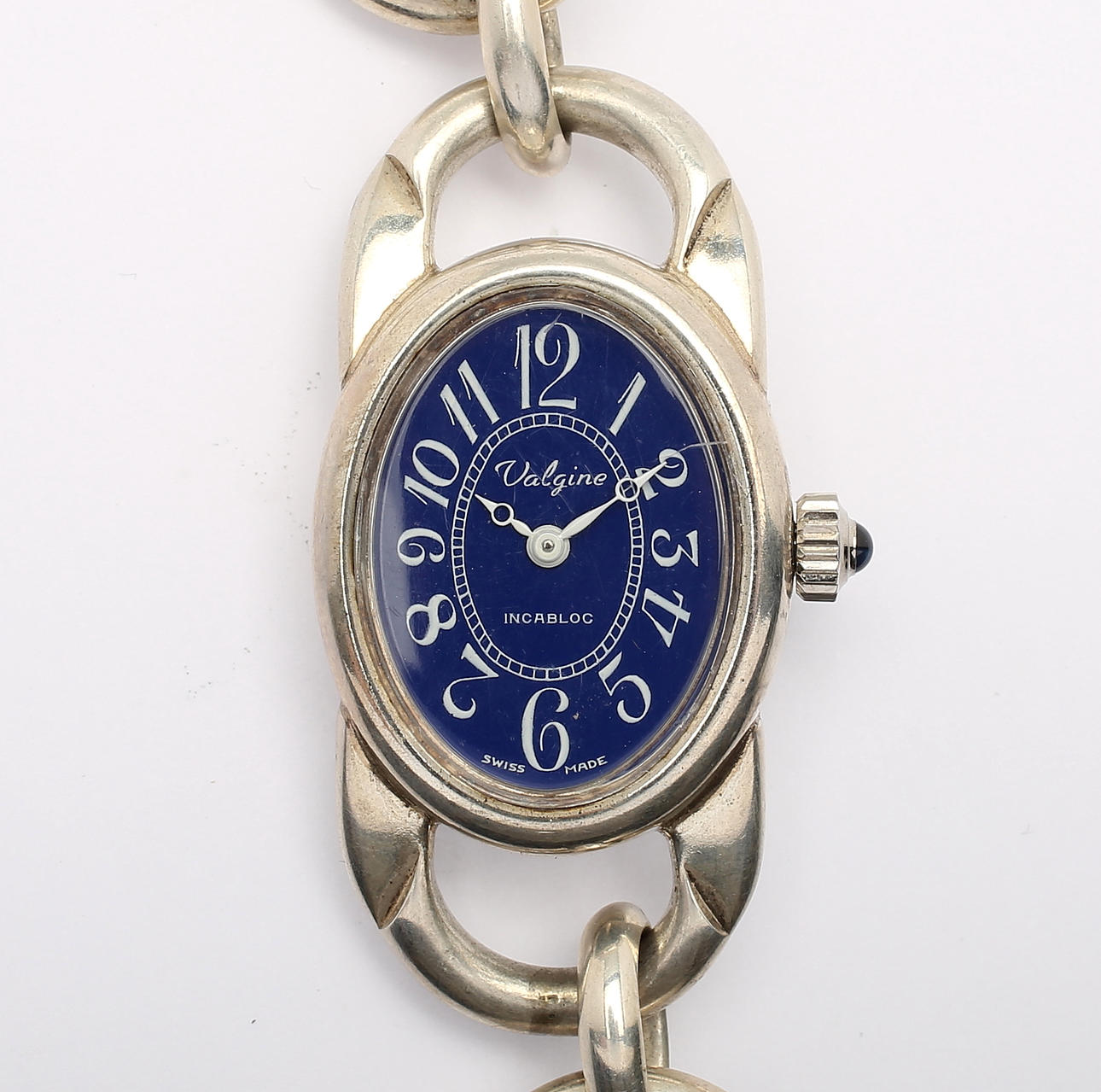 ARMBANDSUR, silver, Valgine. Total vikt ca 53,97 g.