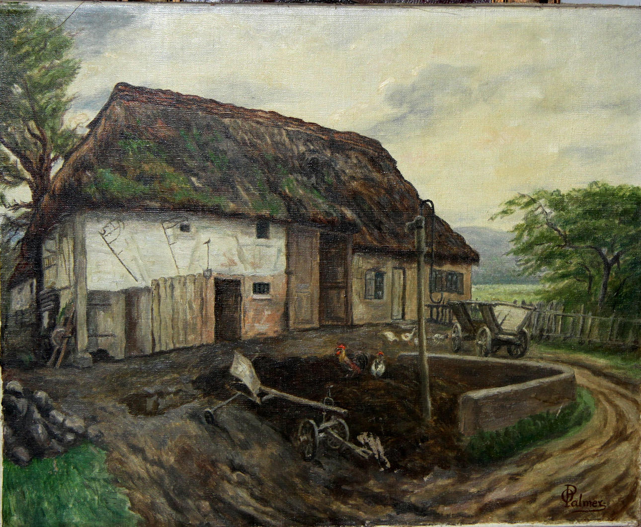 O. PALMER. Bauernhof.