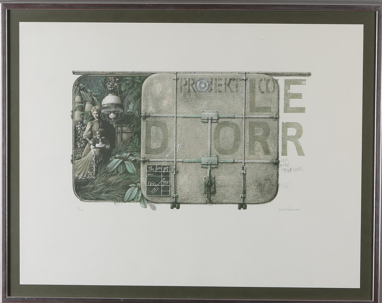 BENGT BÖCKMAN. litografi, signerad och numrerad 121/125.