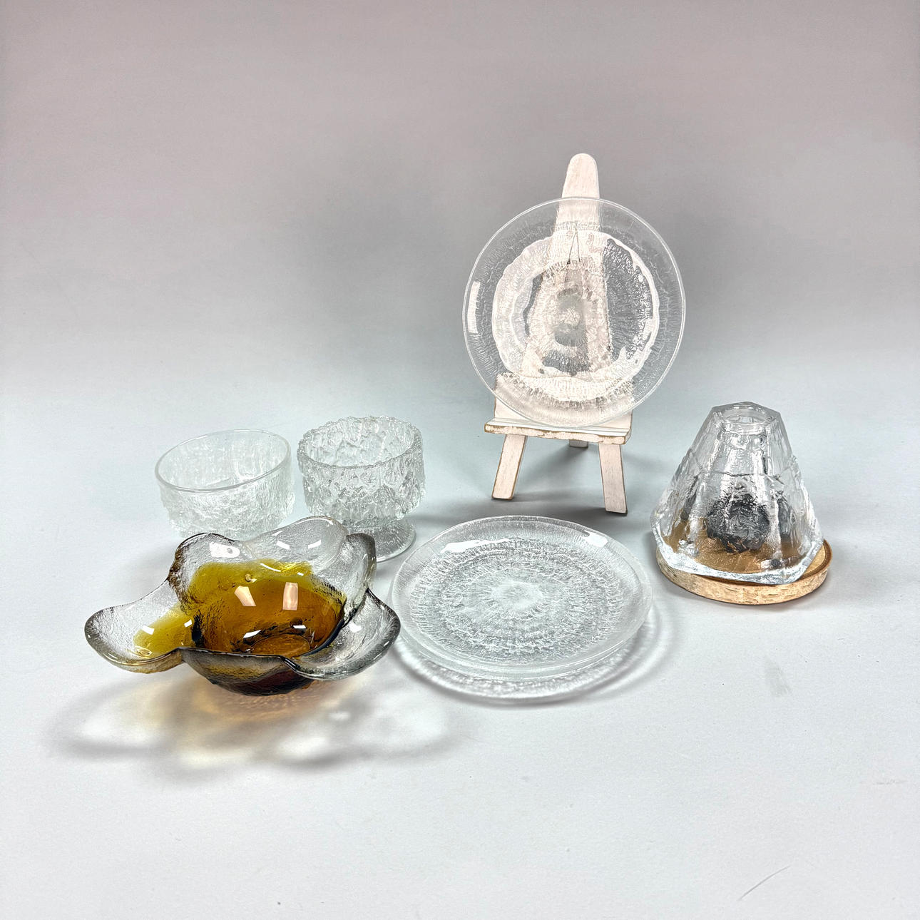 TAPIO WIRKKALA. PARTI GLAS - Finland , Alvar Aalto mm