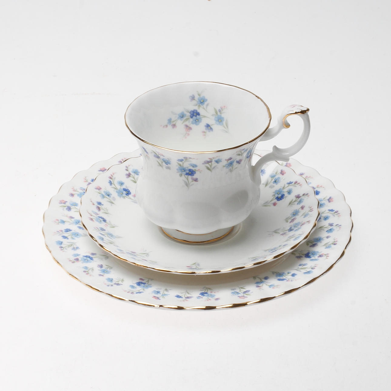 KAFFEGODS, porslin, 24 delar, Royal Albert. 1900-talets andra hälft.