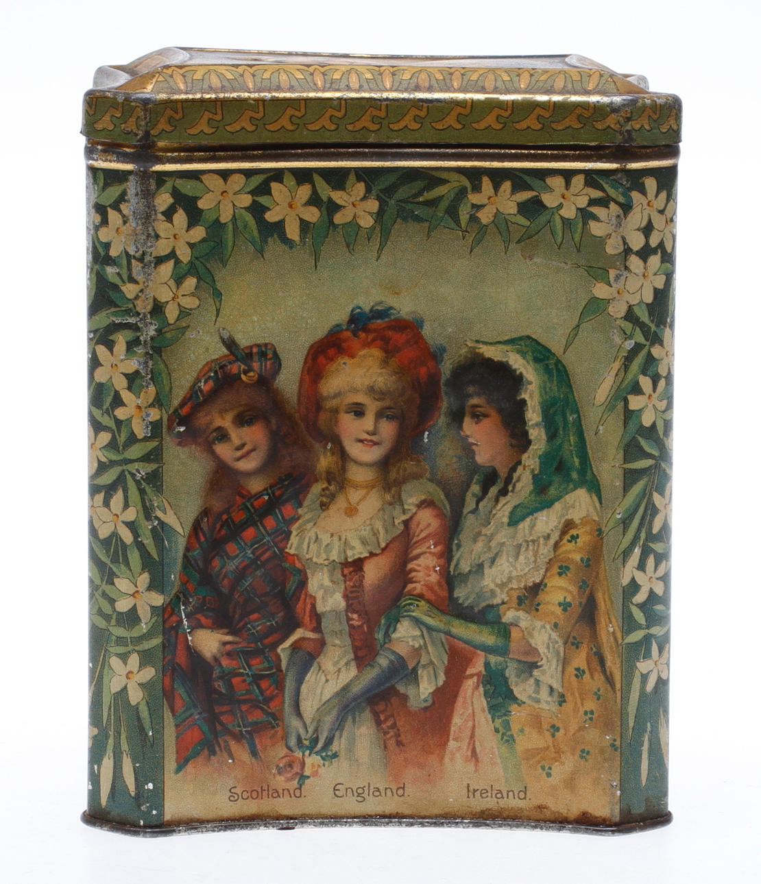 KAKBURK, plåt, Macfarlane Lang&Co, England, omkring 1900.