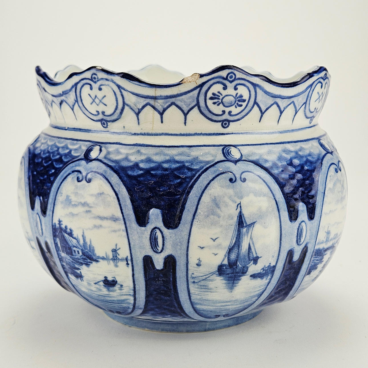 YTTERFODER, flintgods, Delft, Holland.