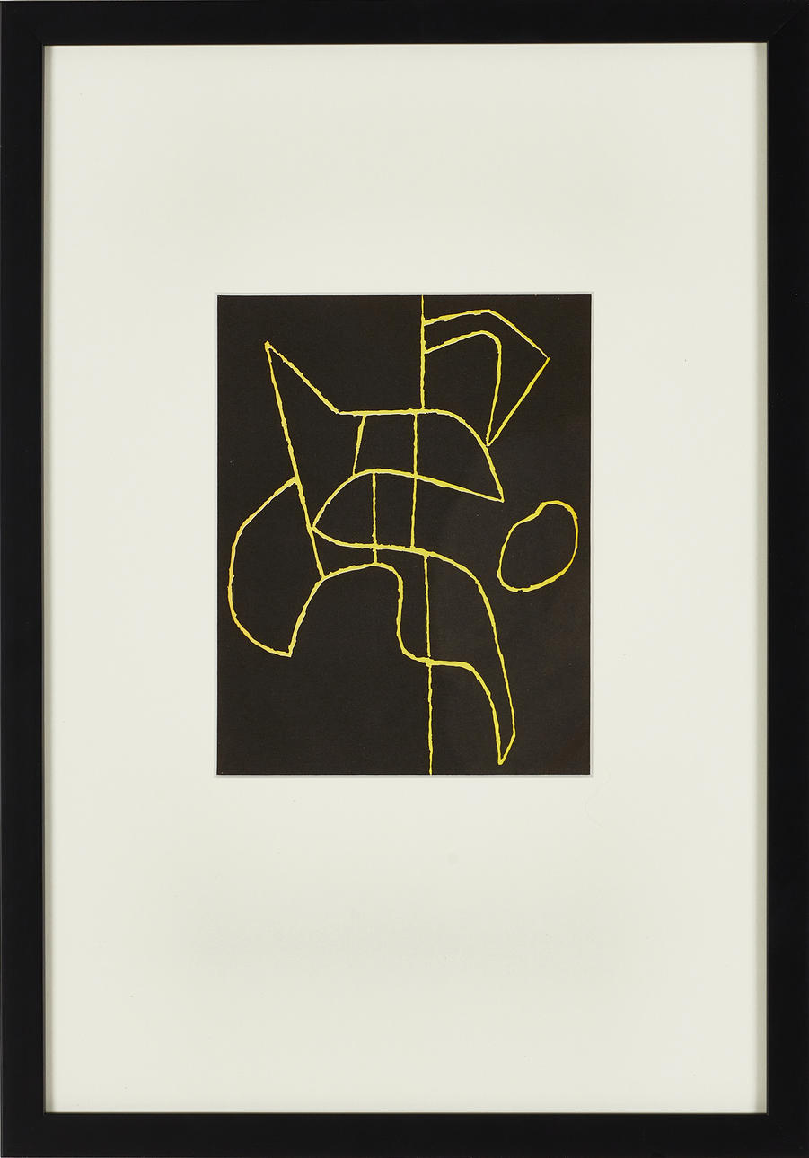 RICHARD WINTHER (Danmark, 1926-2007), efter, Komposition, 1956, färgtryck.