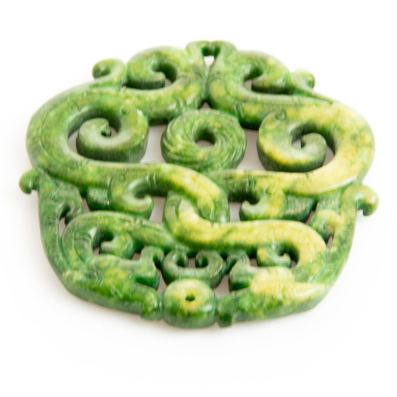 AMULETT, jade, 1900-tal.