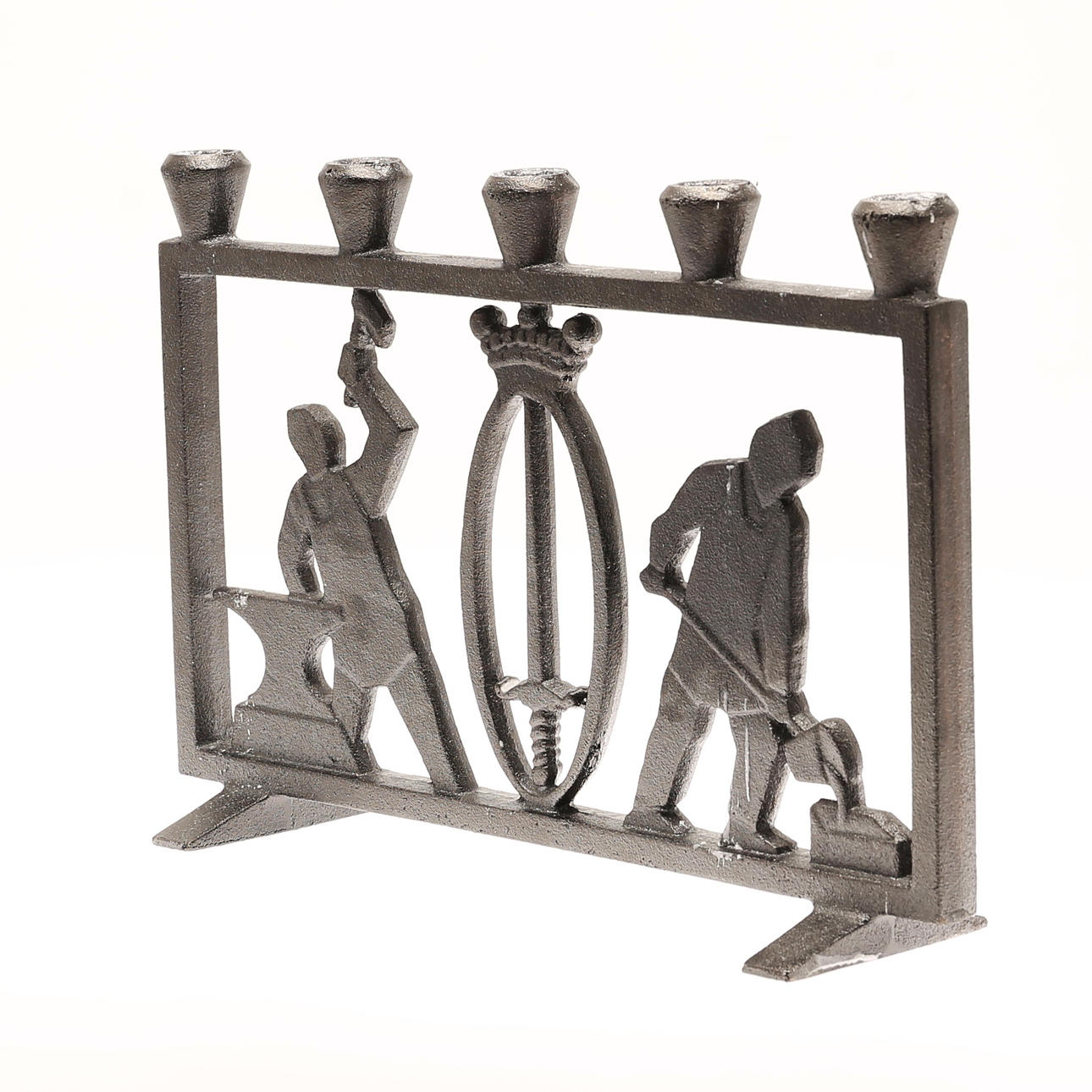 LJUSSTAKE, gjutjärn, Överums Bruk.