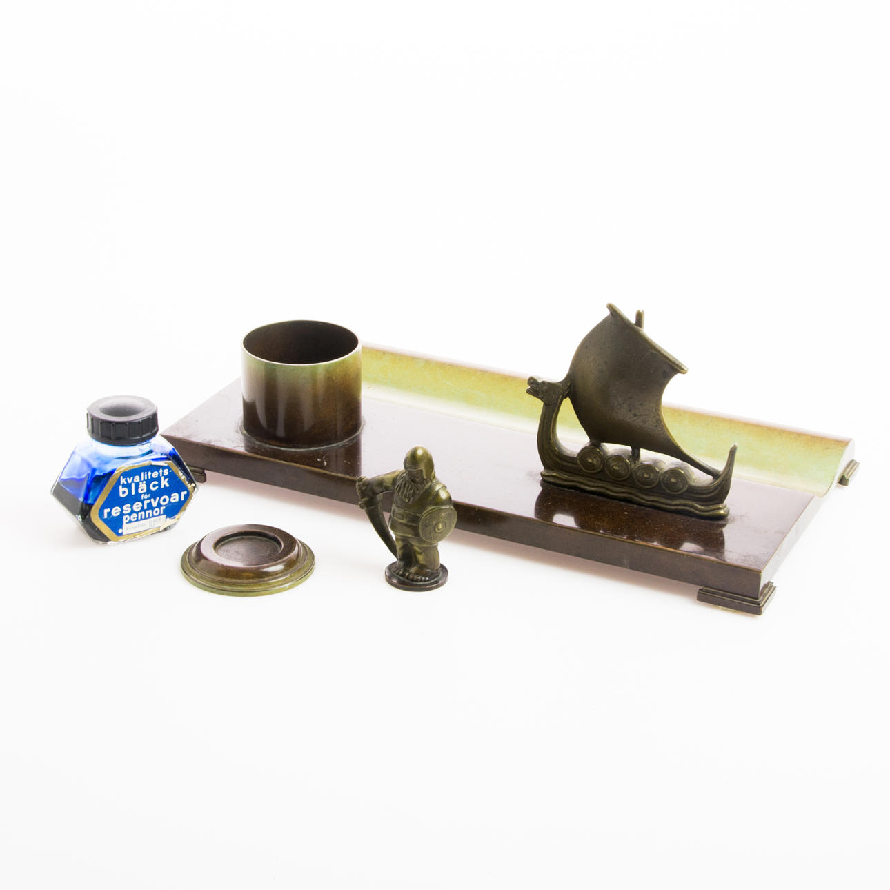 SKRIVBORDSSTÄLL, brons, Ystad brons.