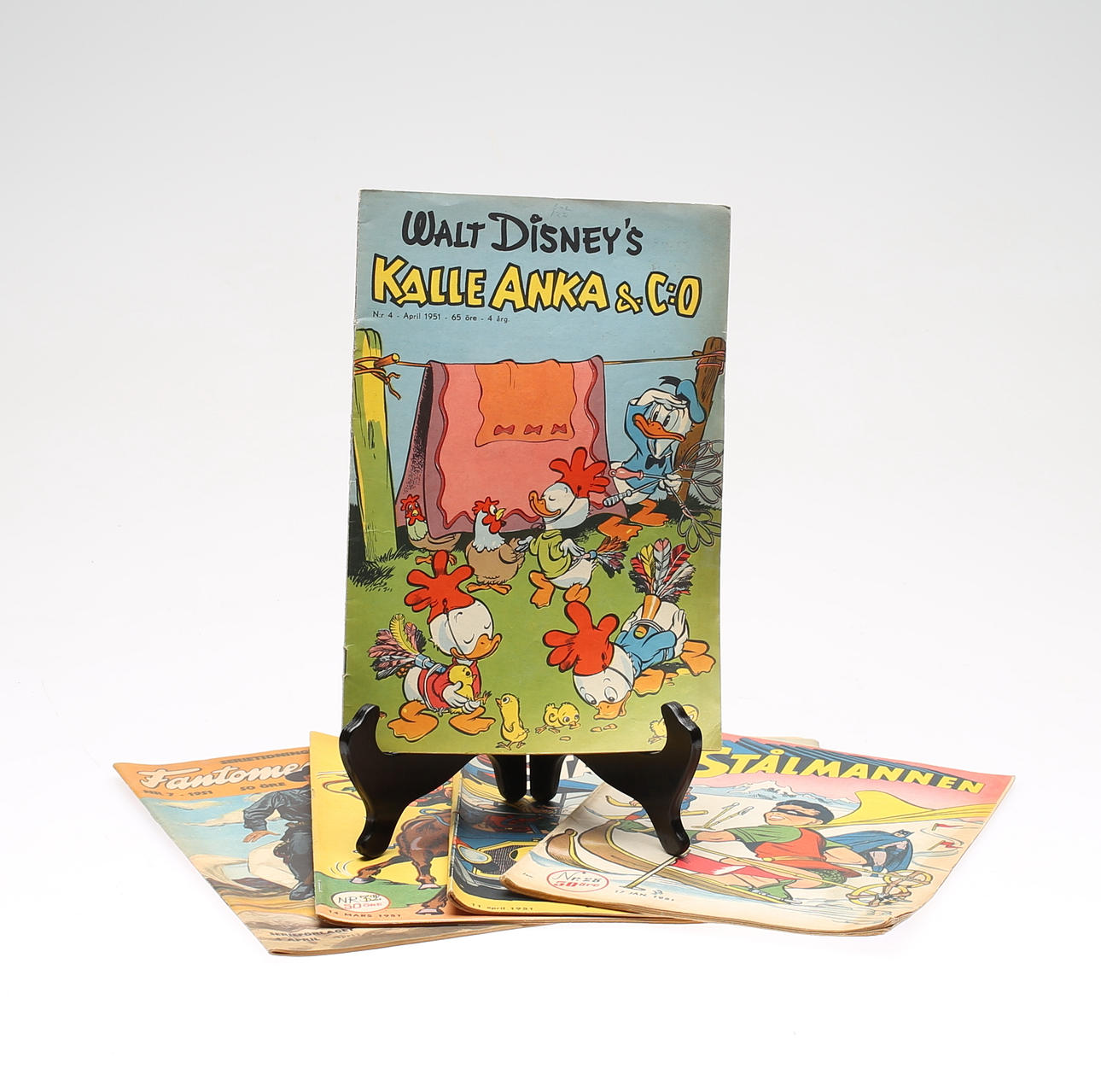 PARTI SERIETIDNINGAR, bl.a Kalle Anka.