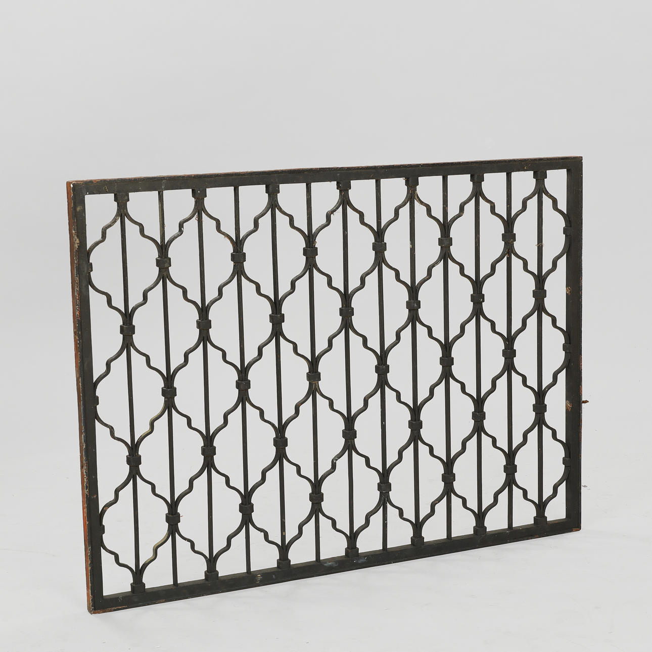 Wrought iron grille, early 20th century.