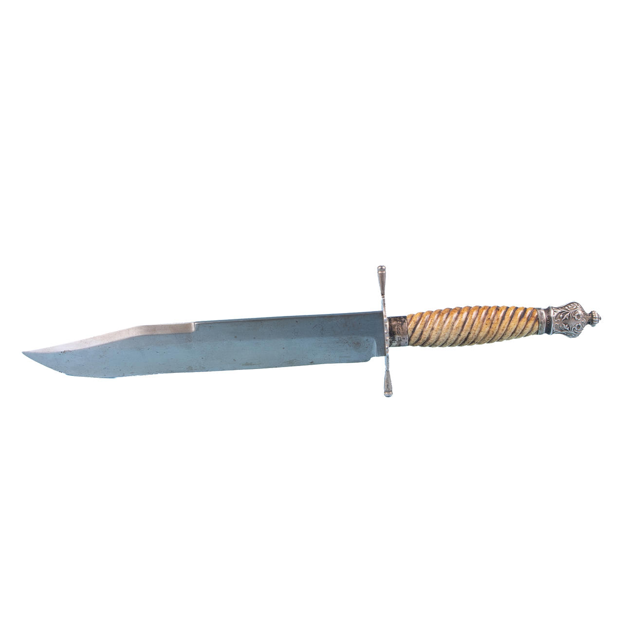 BOWIE KNIFE, John Biggins, Sheffield, England, 1864.