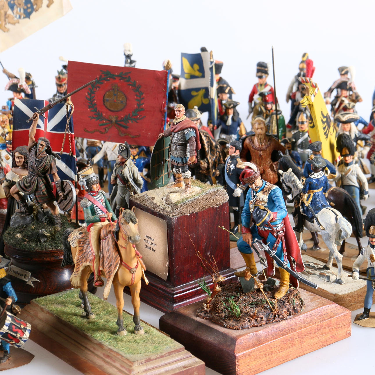 TENNSOLDATER, ca 155 st. Delvis Tradition, England, 1900-tal.