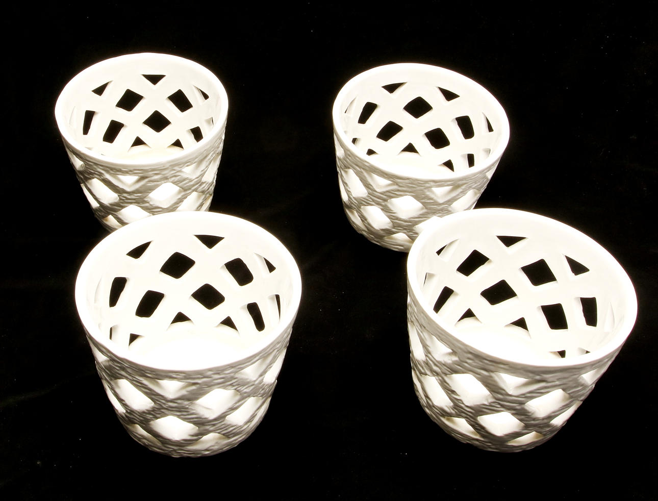 YTTERFODER, 4 st, stengods, Gunnar Nylund, Rörstrand, 1900-tal.