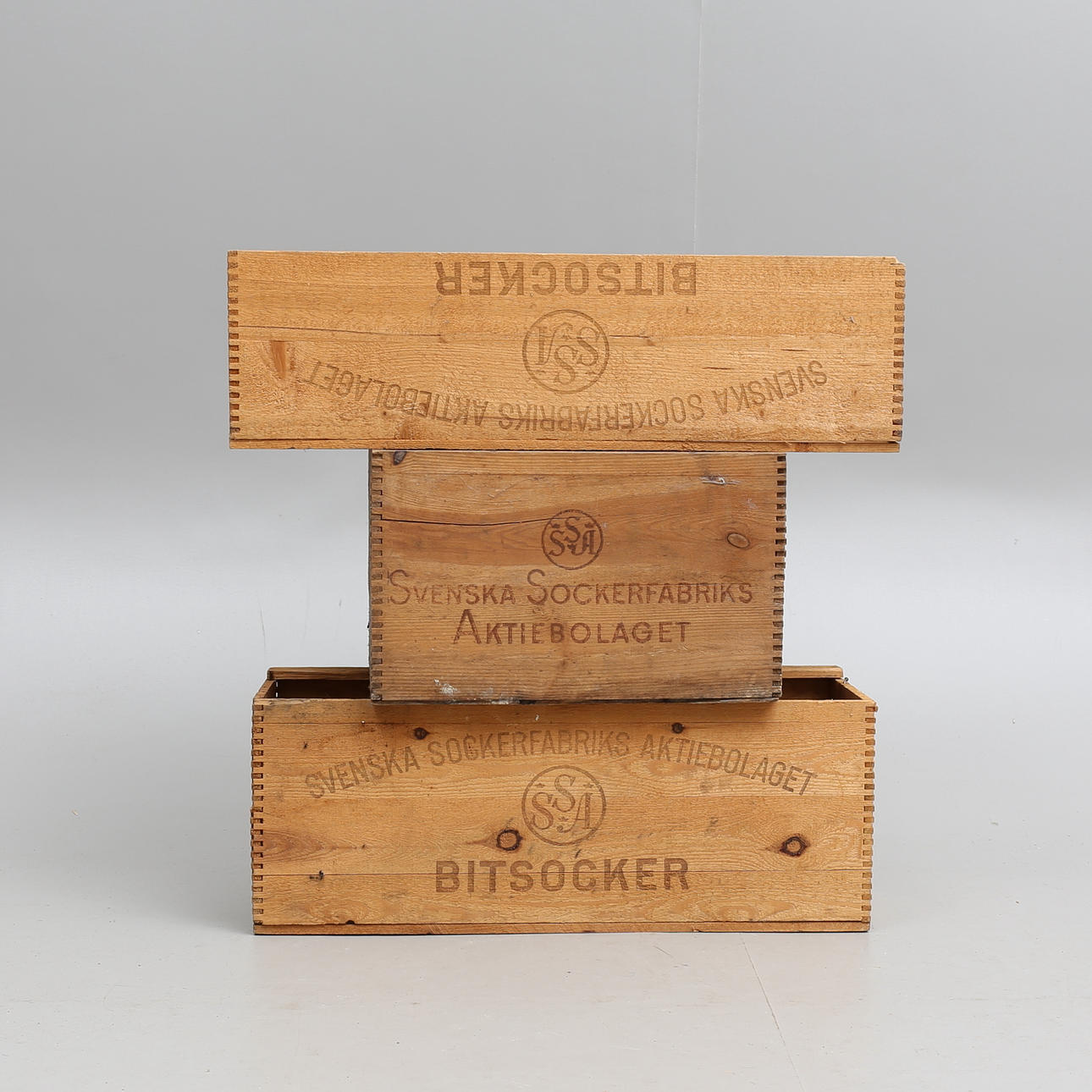 TRÄLÅDOR (3), Svenska Sockerfabriksaktiebolaget, 1900-tal.