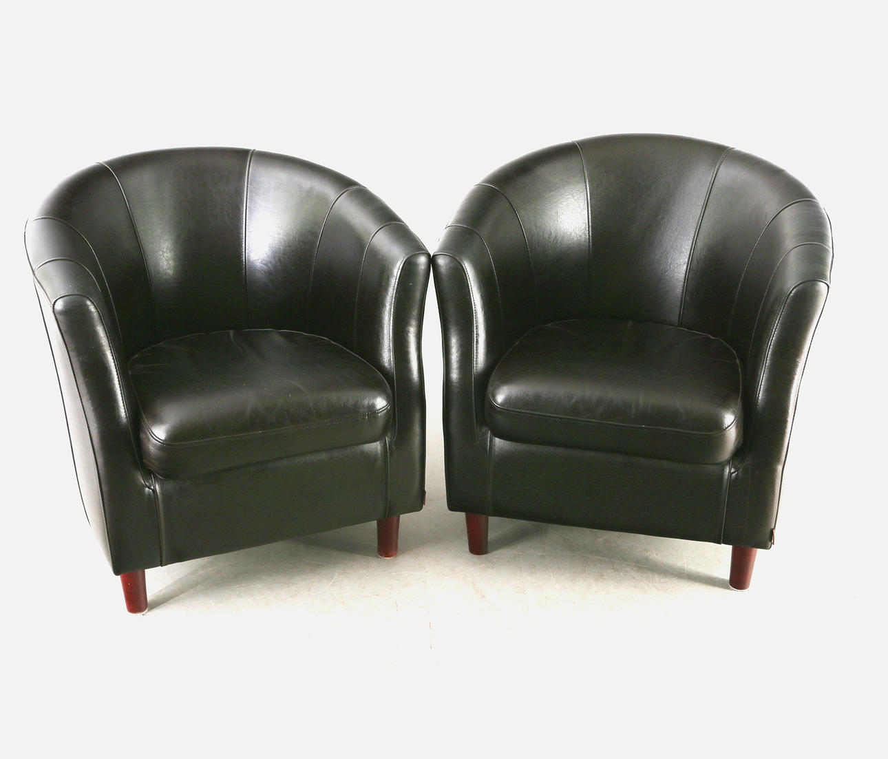 CLUBFÅTÖLJER, 1 par, Burhéns, 19/2000-tal.