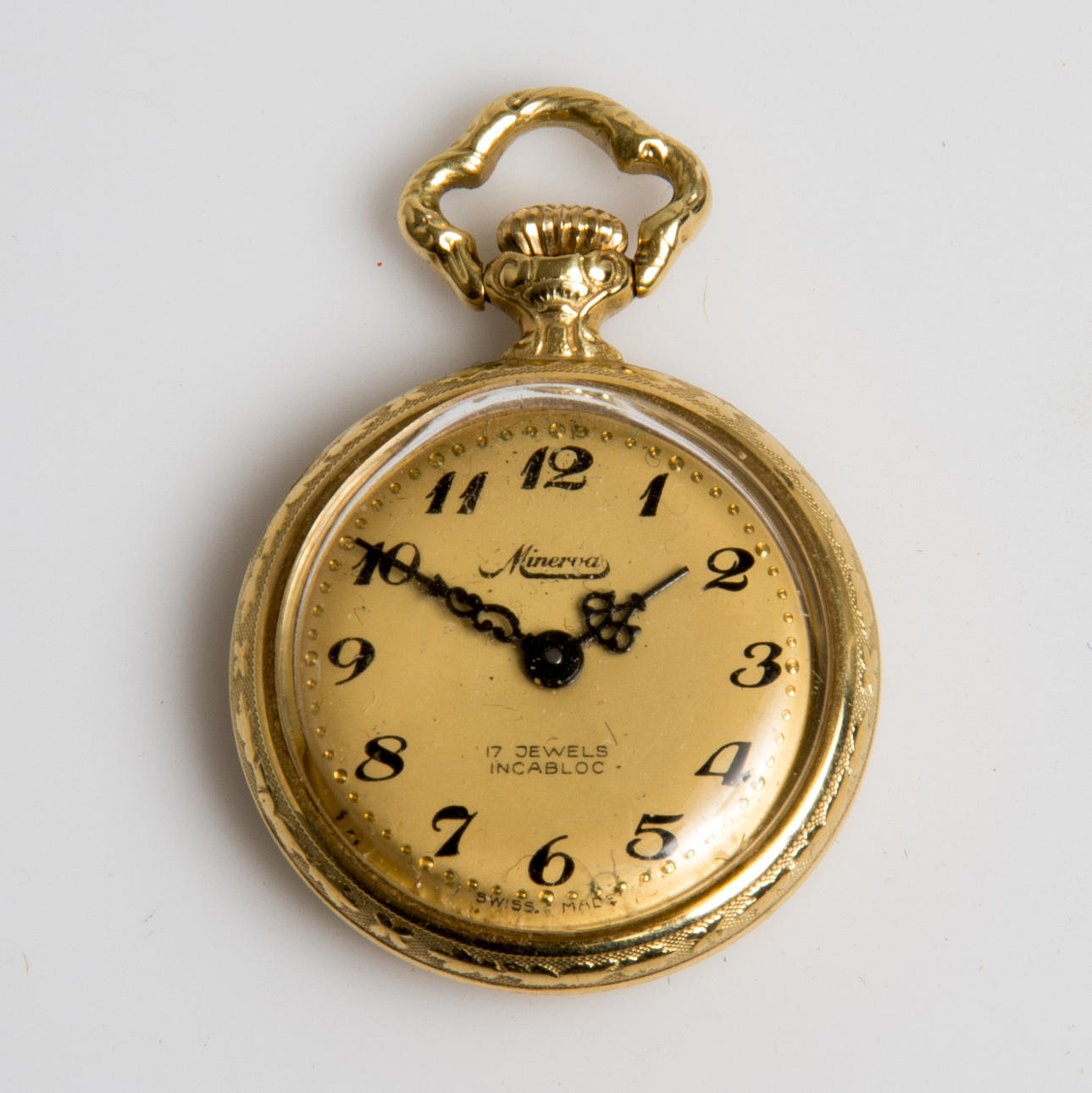 MORMORSUR, Minerva, 14 K guld.