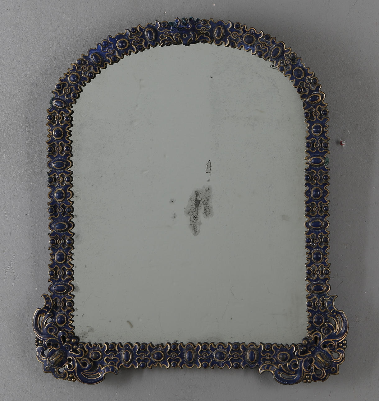 VÄGGSPEGEL, barockstil, trä och papier mâché, Charles Frederick Bielefeld, England, 1800-talets senare del.