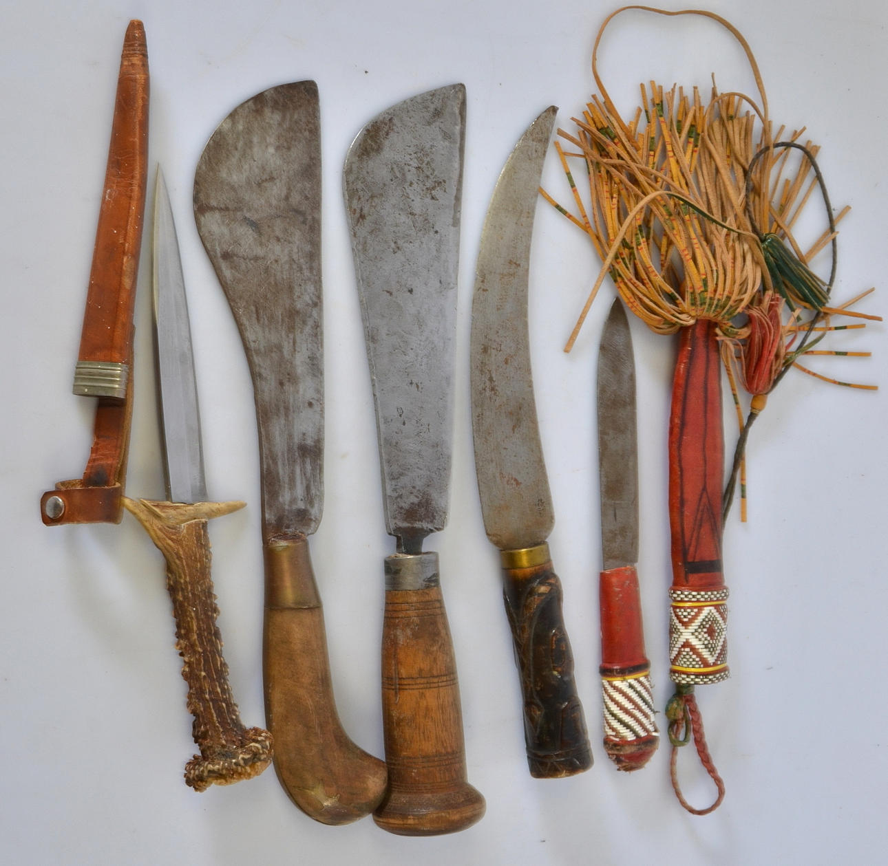 KNIVAR, 5-stycken, 1900-tal.