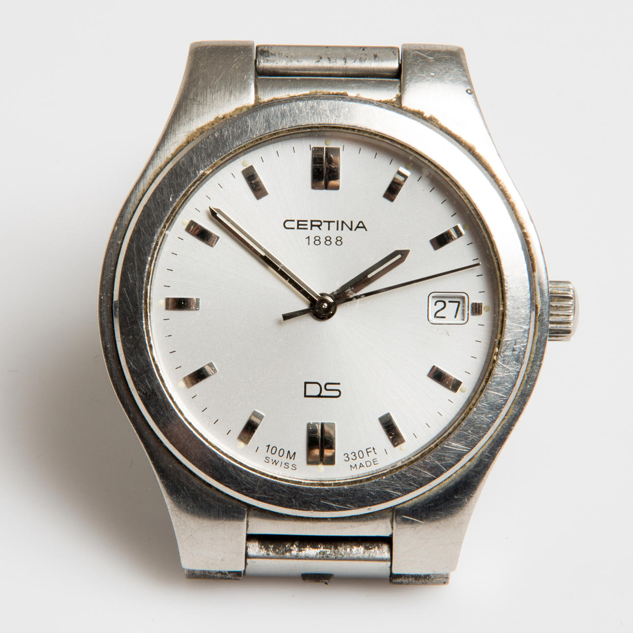 HERRARMBANDSUR, Certina DS, stål, quartz.