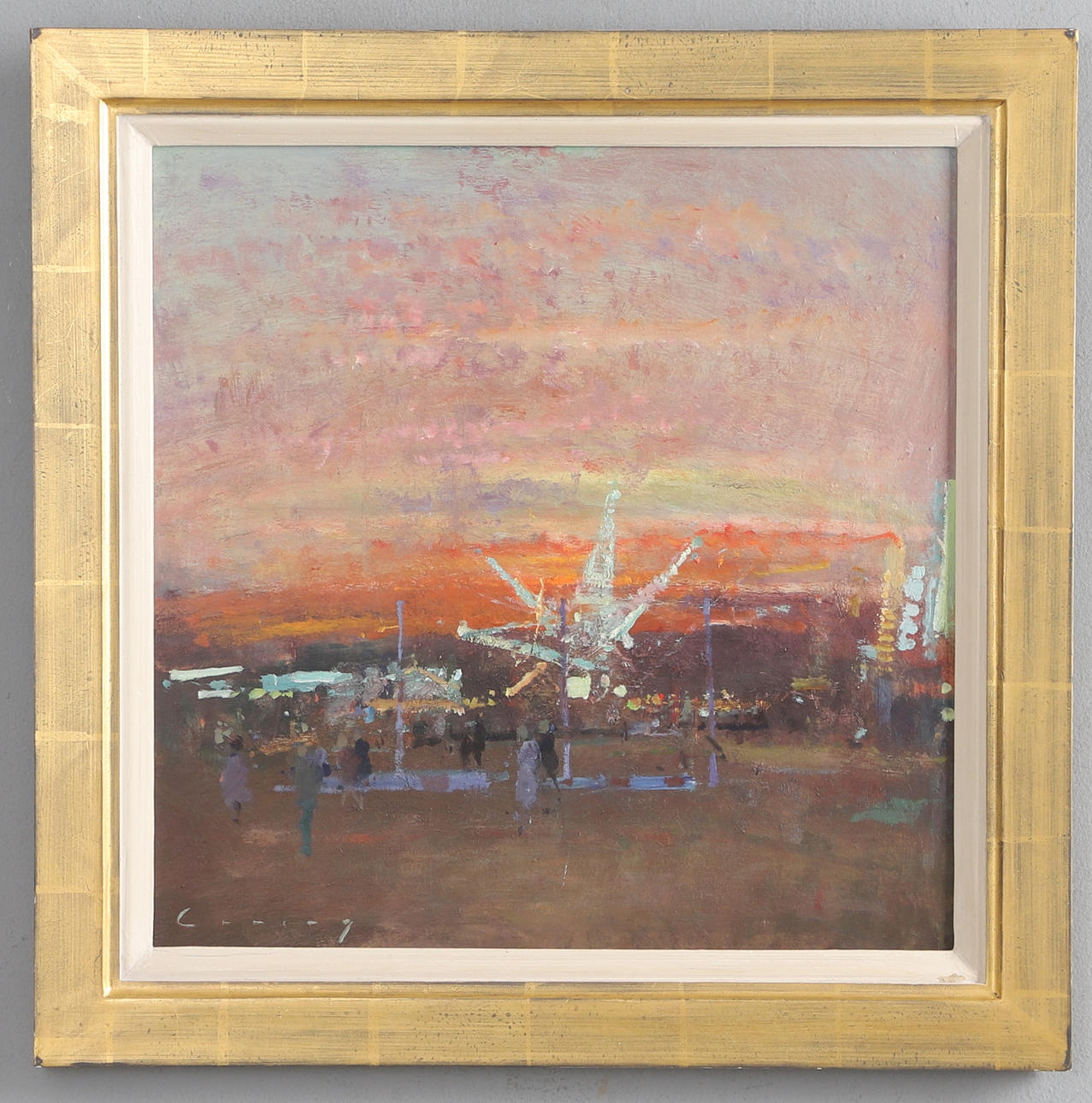FRED CUMING (1930-2022). 'FAIRGROUND SUNSET'.