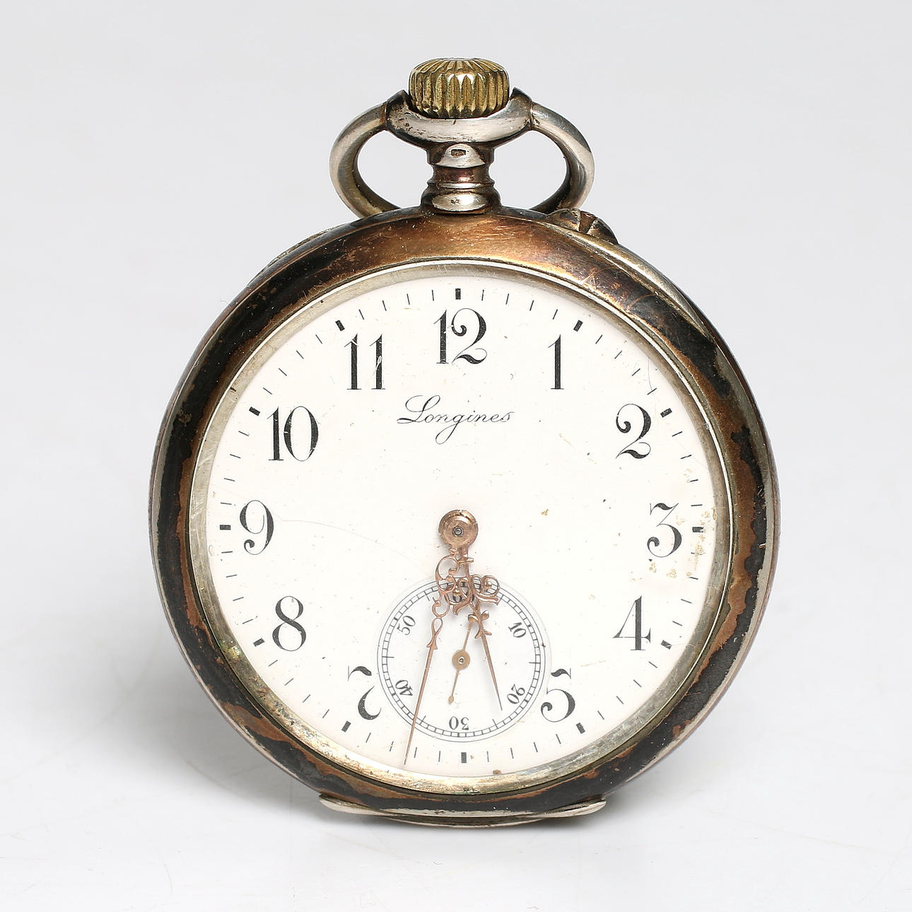 FICKUR, silver, Longines, tidigt 1900-tal.