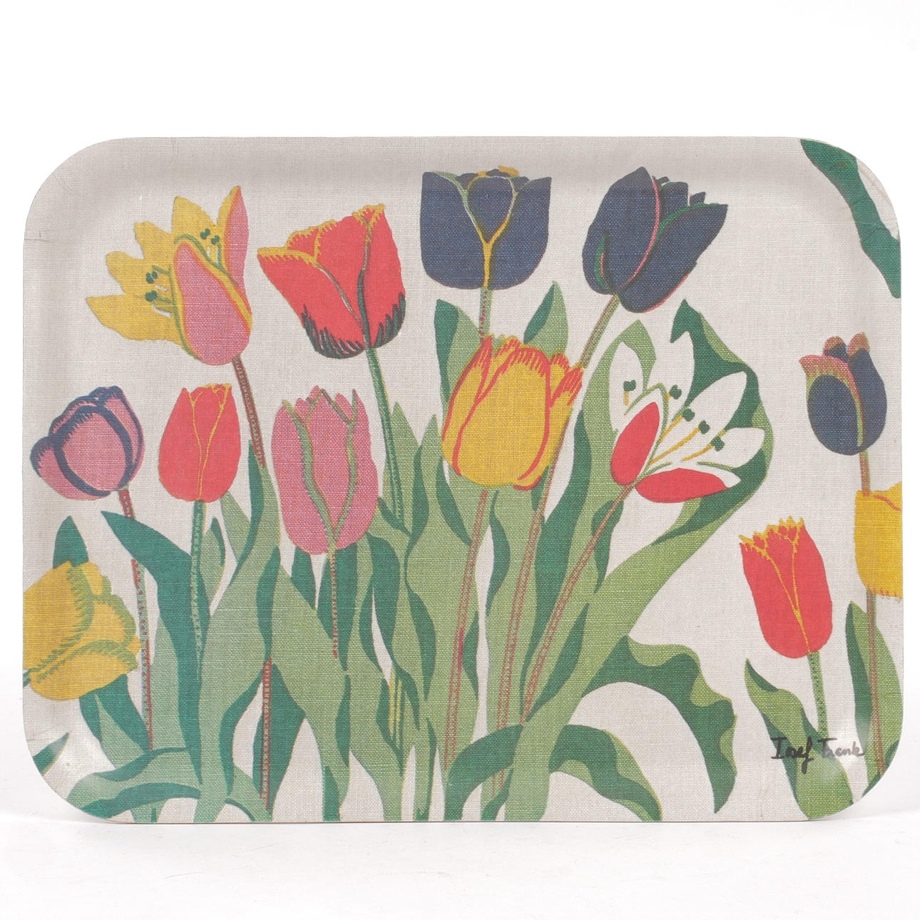JOSEF FRANK. Bricka, "Tulpaner", Svenskt Tenn.