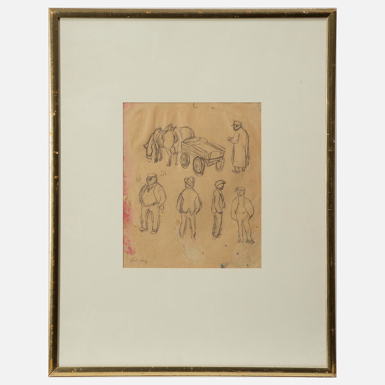 CARL KYLBERG. Figure study.