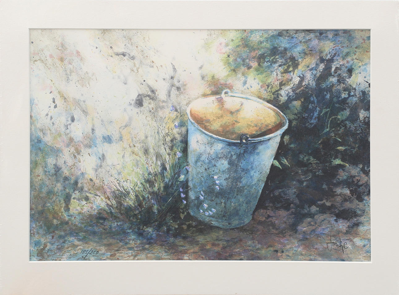 LARS EJE LARSSON. Spann, gicléetryck nr 185/250, signerad Lars Eje.