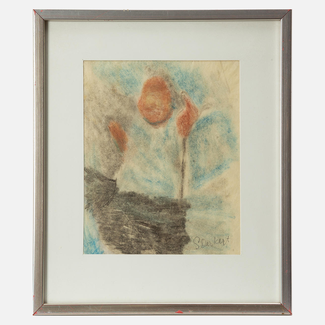 SIRI DERKERT. Composition with figure.