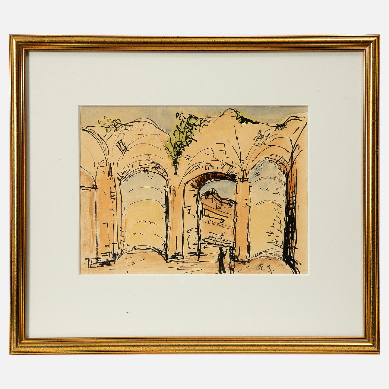 RAGNAR SANDBERG. Architectural motif.