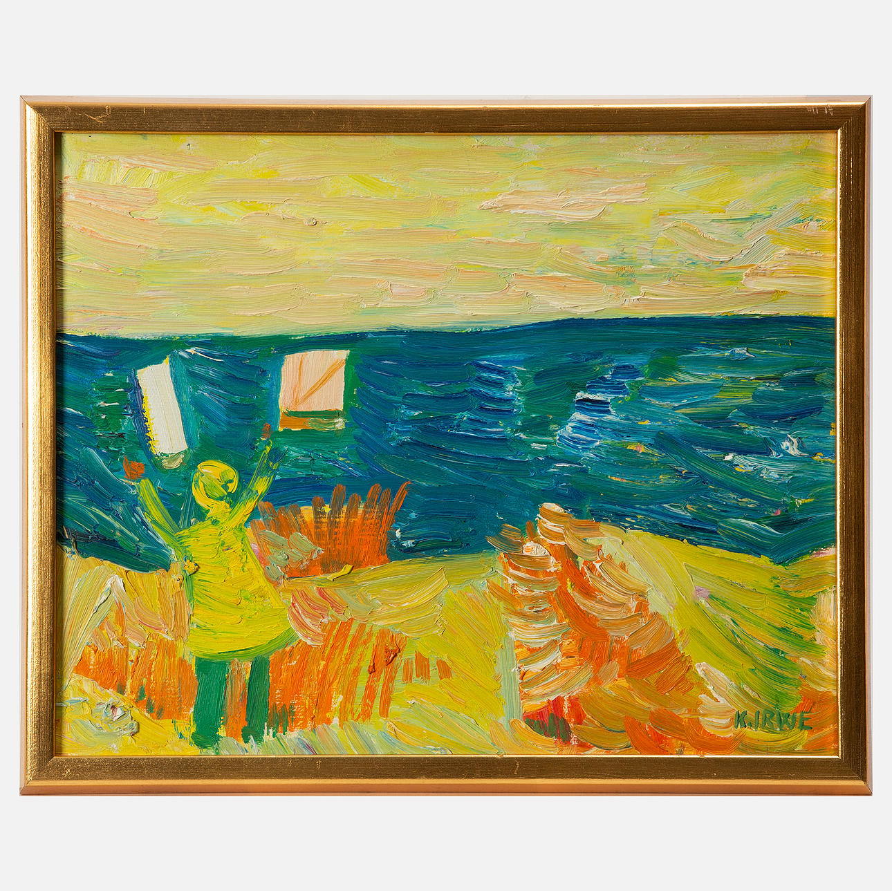 KNUT IRWE. Beach motif.